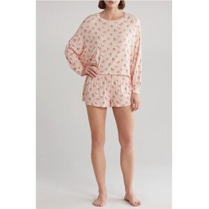 Honeydew Intimates Lounge Life Long Sleeve Top & Shorts Pajamas